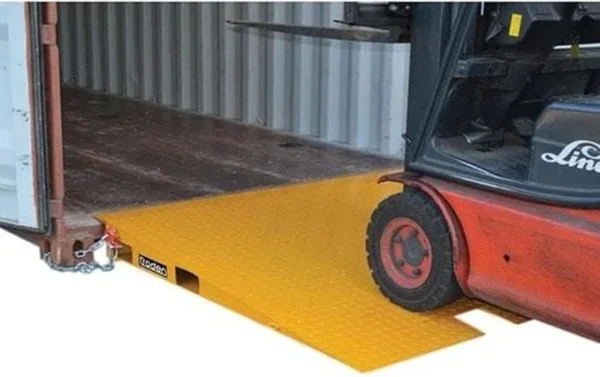 Shipping Container Forklift Ramp