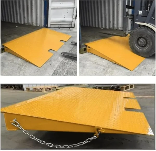 Shipping Container Forklift Ramp