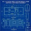 40’ x 16’ Extra Wide Custom Mobile Office/Home