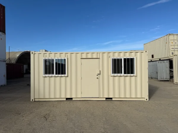 20' Ground Level Office Container