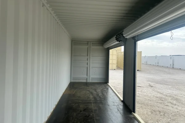 40ft High Cube Storage Container w/ Roll-up Door on Left Side