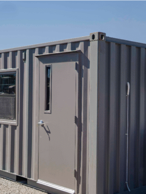 20' Ground Level Office Container