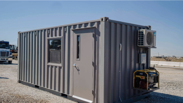 20' Ground Level Office Container