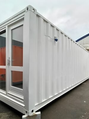 Converted 40ft Shipping Container | Open Plan Office | Portable Container Building