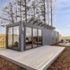 1bhk Container House  with Spacious Deck and Stylish Design