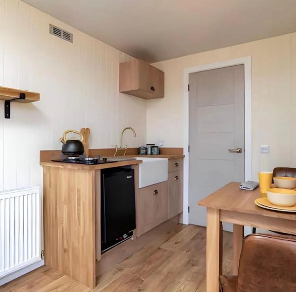 1bhk Container House  with Spacious Deck and Stylish Design