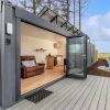 1bhk Container House  with Spacious Deck and Stylish Design